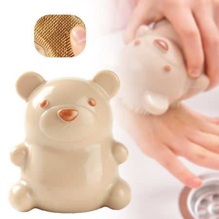 

Christmas Deals Cleaning Brush Bear Finger Nail Brush Kids Nail Brush Kids Nail Brush Cute Bear Hand Nail Brush Cleaner Easy To Grip Bear Nail Brush With Soft For Kids Nails by BnGAJN