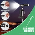 thumbnail image 3 of Bastón para caminar de 200 kg para hombres y mujeres, de aleación de aluminio, ligero, ajustable en altura, resistente, plegable, de pie, con LED, para adultos mayores, color negro, 3 of 5