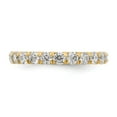 thumbnail image 3 of 14k Polished Size 7 U-Shared Prong 2 carat Diamond Complete Eternity Band, 3 of 6