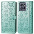thumbnail image 2 of Funda Cartera FOXDOCK para Motorola Edge 50 Neo , Flip PU con Relieve de Gatos y Perros, Tarjetero y Soporte, 2 of 6
