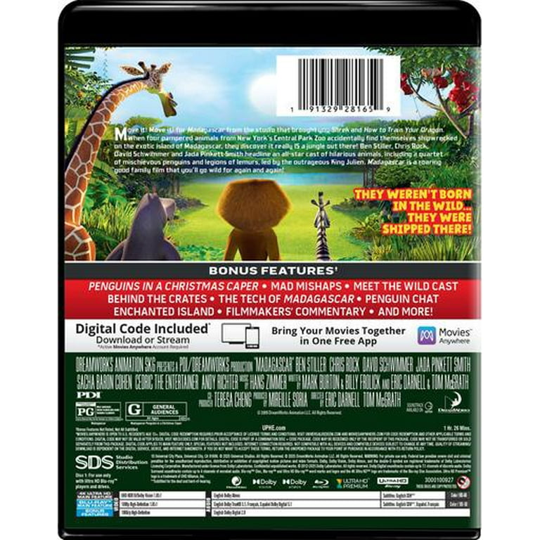 (未使用･未開封品)Madagascar [Blu-ray] Amazon.com: Madagascar [Blu-ray] : Ben Stiller, Chris Rock, David