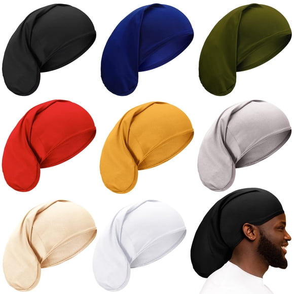 Gorro para dormir Janmercy, unisex, con cubierta completa, 8 unidades