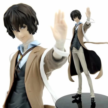 1/7 Scale Bungo Stray Dogs Dazai Osamu Anime Figure, Boxed Collectible Statue Desktop Display Model Gift for Anime Fans