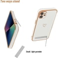 thumbnail image 6 of for iPhone 13 Case, Slim Shockproof Electroplated iPhone 13 Protective Phone Case, White, 6 of 11