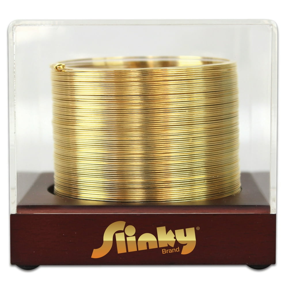 The Original Slinky Brand 14 Karat Gold Plated Metal Slinky Walmart