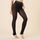 thumbnail image 1 of Leggings con forro polar para mujer, pantalones de yoga de invierno de talle alto, control de barriga, térmicos suaves y cálidos para senderismo y entrenamientoCafé negro BL(60-100KG), 1 of 5