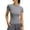 Gray#0508U&05, variant on Women Tops Short Sleeve Fitted Crew Neck Women’s Undershirts Basic Lightweight Summer Trendy Going Out Tunics Tops for Women Blue L