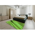 thumbnail image 5 of Ahgly Company Machine Washable Indoor Rectangle Transitional Dark Lime Green Area Rugs, 3' x 5', 5 of 7
