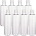 thumbnail image 6 of 8Pack 8.5oz Large Plastic Press Cap Bottles Clear Refillable Lotion Bottles, 6 of 9