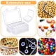 thumbnail image 4 of 14 pequeñas cajas de almacenamiento de plástico con tapas y 1 recipiente de plástico grande, mini caja de almacenamiento transparente para cuentas, tapones para los oídos, anillos, botones, joyas, 4 of 5