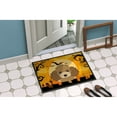 thumbnail image 4 of Halloween Chocolate Brown Poodle Door Mat, 4 of 4