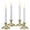 Pewter, variant on 612 Vermont LED Electric Window Candles with Sensor Dusk to Dawn, Warm White Flicker Flame or Steady On, USB Low Voltage Adapter (2, Antique Bronze)
