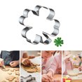 thumbnail image 2 of Cortador de galletas - Molde de cortadores de galletas para el día de San Patricio (trébol de 4 hojas) Likrtyny Libre de BPA, 2 of 4