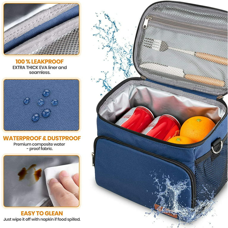 Women's Insulated Lunch Bag Lunch Box Waterproof Reusable Cooler