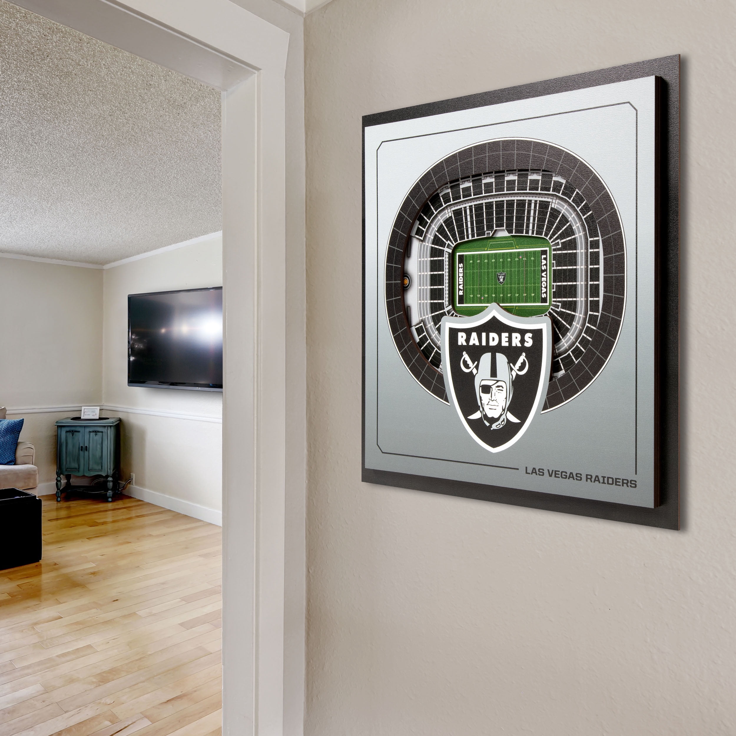 YouTheFan NFL Las Vegas Raiders Stadium Series 3D Wall Art