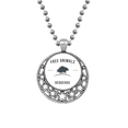 thumbnail image 1 of Pendentif Hérisson Dessin Animé Animal Contour Bleu Lune Rétro Étoiles Bijoux, 1 of 3