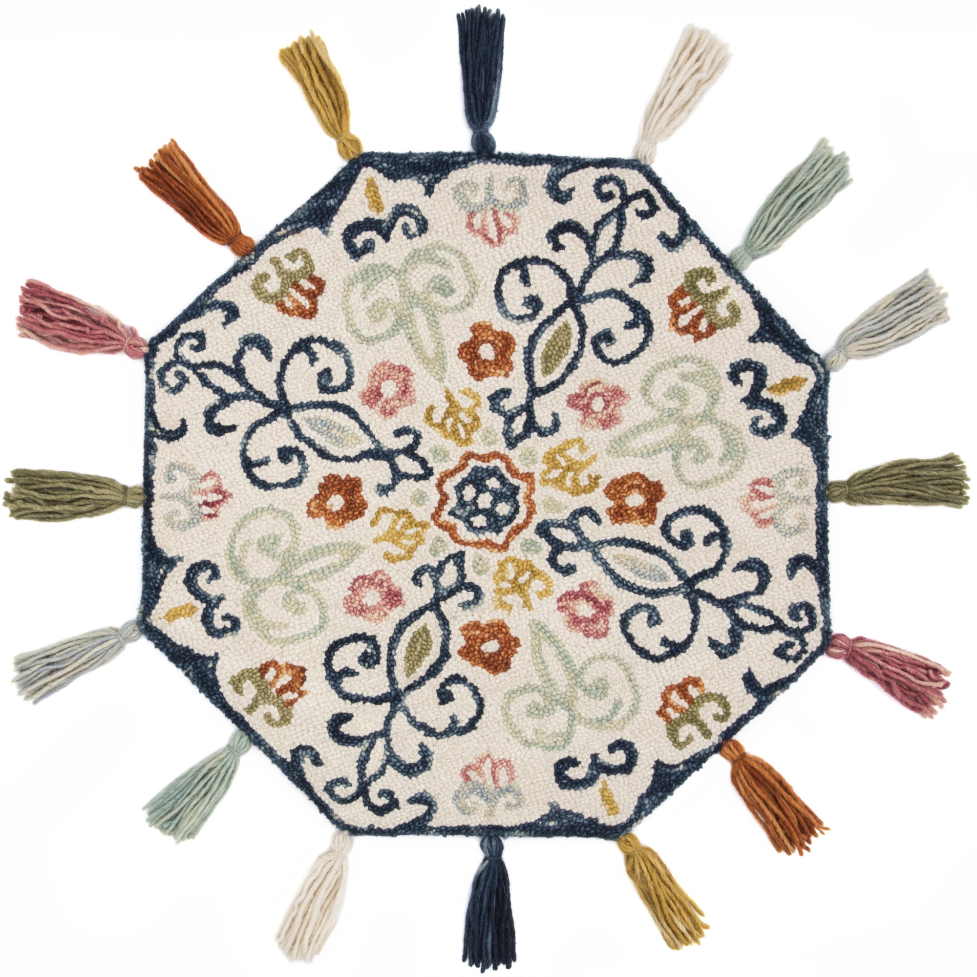Loloi Rugs Remyru11300R Remy 3' Round Wool Transitional Throw Rug