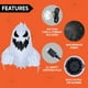 thumbnail image 5 of Fantasma inflable Joiedomi para Halloween, 137 cm, con LED giratorio, 5 of 8
