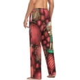 thumbnail image 3 of FREEAMG Men's Pajama Pants with Pockets Loose Lounge Sleepwear Long Pjs Bottoms, 3 of 4