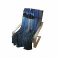 thumbnail image 4 of Lake Soft Flannel Fleece Blanket, Fantasy Midnight View with Crescent Moon in the Sky Green Shoreline with Stones, Cozy Plush for Indoor and Outdoor Use, 50" x 70", Blue Grey Green, by Ambesonne, 4 of 6