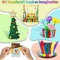thumbnail image 2 of 2000+ Arts and Crafts Supplies Kit, DIY Making Set for Ages 6-10, Pom Poms, Beads, Feathers, Storage Bag Included, 2 of 6