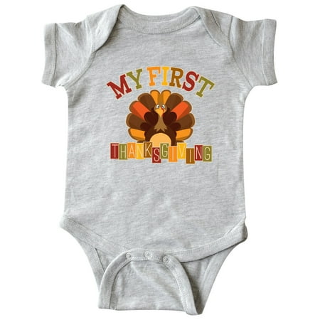 

Inktastic First Thanksgiving Turkey Gift Baby Boy or Baby Girl Bodysuit