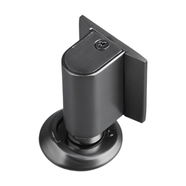 DOLITY Door Stopper Adhesive Collision Resistant for Home Office Door Stop Gray