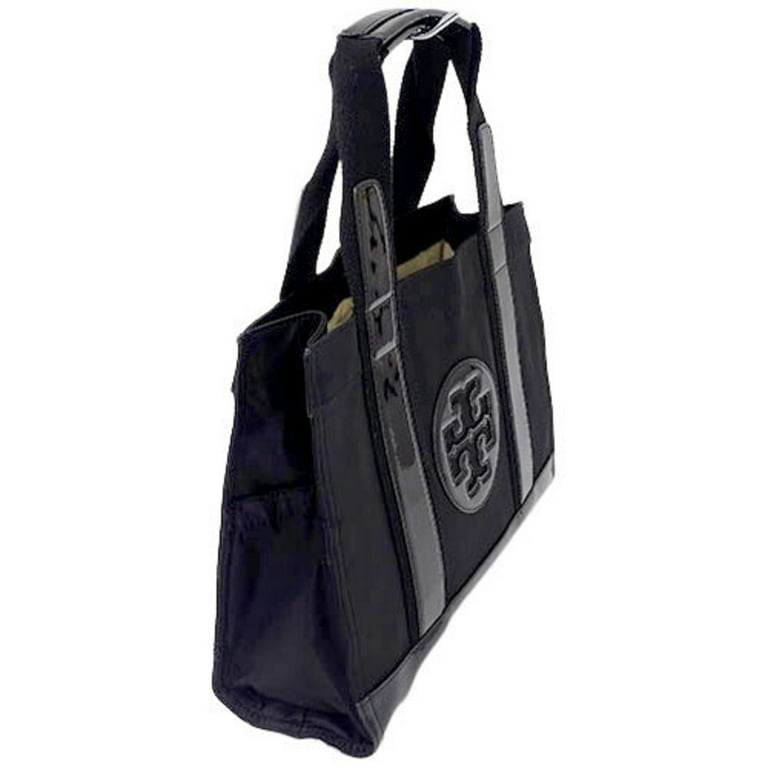 Authenticated used Tory Birch Tory Burch Lady's Tote Bag Handbag Nylon Enamel Black, Adult Unisex, Size: (HxWxD): 25cm x 34.5cm x 11cm / 9.84'' x