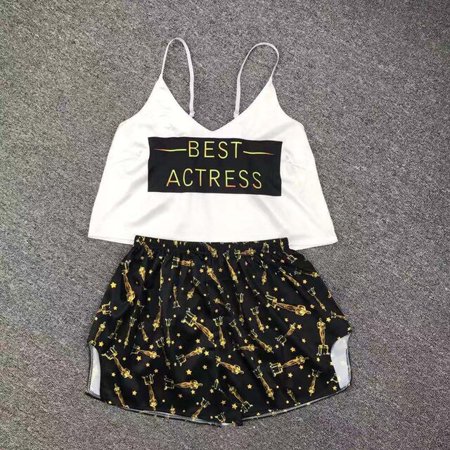 

QWZNDZGR Summer Sleepwear Women Sexy Satin V Neck Pajamas Home Clothes Suits Girls Sleep Tops Shorts Female Nightie Pants Pyjama Femme