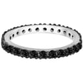 thumbnail image 3 of Black Diamond Eternity Band 14K White Gold (0.51 ctw), 3 of 3