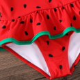 thumbnail image 3 of lnmuld Girls One Piece Swimsuit Cute Watermelon Print Girls Swimsuit Comfortable Summer Beach Swimwear for Kids Size:6-7 Years, 3 of 5
