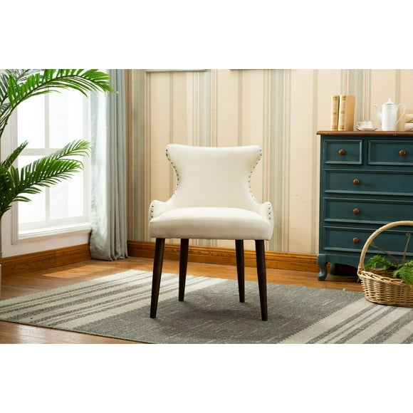 CORA ENSEMBLE DE DEUX CHAISES D'ACCENT-BEIGE