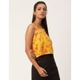 thumbnail image 2 of Moomaya Printed Cotton Crop Top For Women, Sleeveless Square Neck Summer Top, 2 of 8