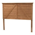 thumbnail image 2 of Baxton Studio Yorick Classic and Traditional Ash Walnut Finished Wood Queen Size Headboard, 2 of 8