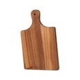thumbnail image 3 of Tabla de cortar de paleta, tabla para servir multiusos de madera con mango, tabla de cortar antideslizante, tabla para Pizza para cocina y Camping, 3 of 9