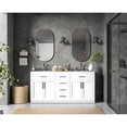 thumbnail image 4 of Elegant Kitchen and Bath Alden 72 inch Double Bathroom Vanity in White, 4 of 10