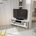 thumbnail image 2 of Decorotika Maldiv 47 in Wide Corner TV Stand White for TVs up to 55 in, 2 of 4