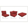 thumbnail image 4 of TK Classics High Back Cushion Set for COAST-13a in Cocoa, 4 of 7