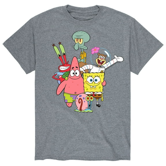 SpongeBob SquarePants - Bikini Bottom Gang - Men's Short Sleeve Graphic T-Shirt