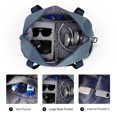 thumbnail image 4 of Gynky Travel Duffel Bag for Women Men Waterproof Carry On Expandable Duffle Tote Shoulder Weekender Overnight Bags w/ 3 Front Pocket/Wet Dry Pocket/Trolley Sleeve, Sport Dance Gym Luggage, 4 of 8