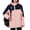 Pink, variant on Drovellove Plus Size Women's Long Sleeve Hooded Coat with Zipper Pockets – Plush Velvet Fleece Windproof Jacket, Solid Casual Fall Winter Outerwear, Cozy Warm Full Zip Up for Work, Travel