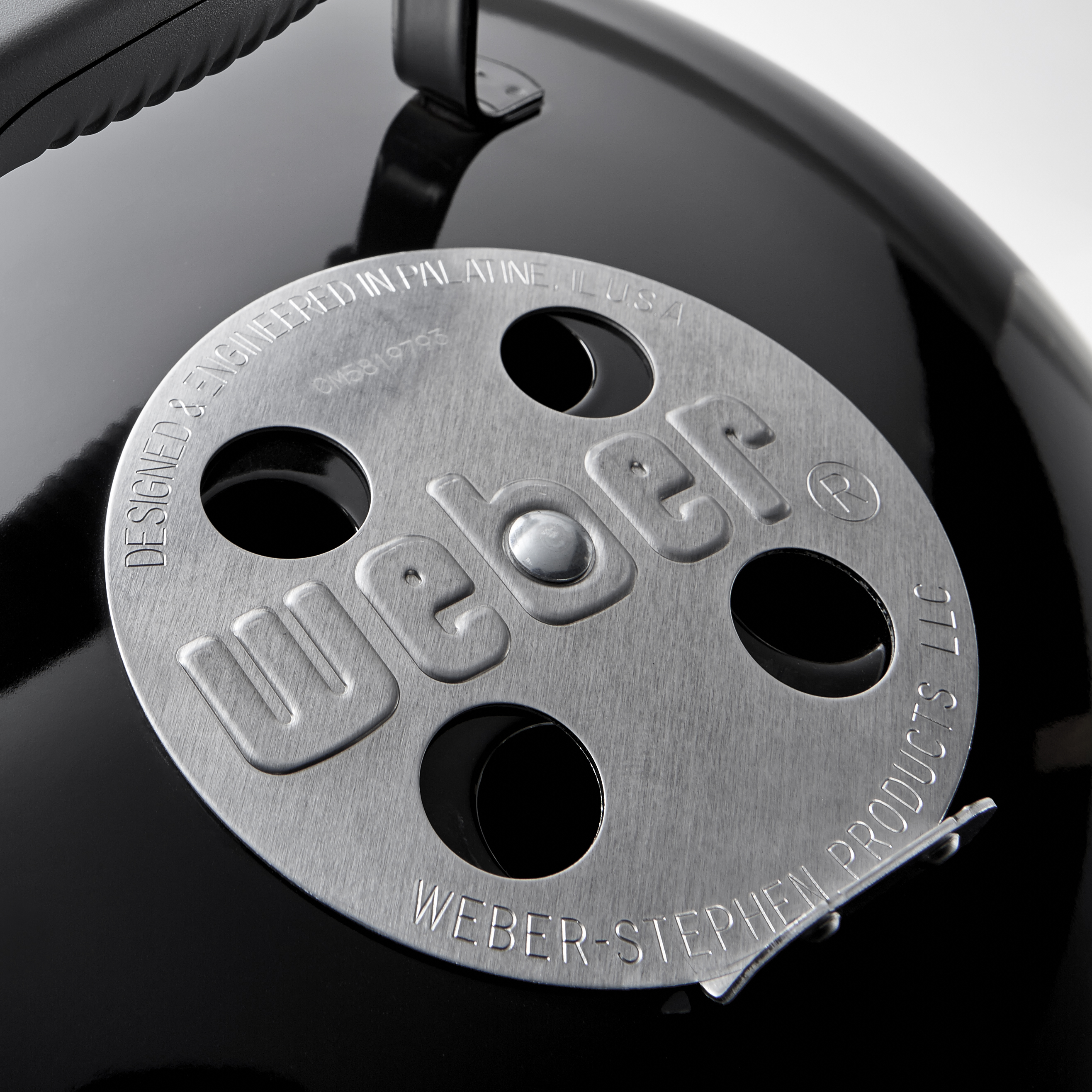 Weber Smokey Joe 14-Inch Portable Charcoal Grill, Black photo 5