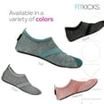 thumbnail image 3 of FITKICKS Live Well Active Footwear Foldable Water Shoes, Heathered Teal (Women's), 3 of 7