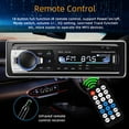 thumbnail image 4 of Single DIN Car Stereo 4x45W Car Radio Bluetooth Hand-Free Calling, MP3 Player, USB/AUX/SD, Color Display & Steering Wheel Control, 4 of 9