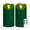 Green, variant on Flameless Candles Light, Set of 2 6"x3" Flickering Christmas Flameless Candles with Remote & Timer, Dimmable Real Wax Pillar Candles Battery Operated, Green Candles for Home Xmas Decor