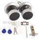 thumbnail image 3 of Cerradura inteligente con combinación de huellas dactilares y Bluetooth, desbloqueo por aplicación con 2 llaves mecánicas, 3 of 14