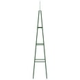 thumbnail image 3 of vidaXL Garden Climbing Plant Racks 2 pcs Dark Green 13.8"x13.8"x76.8" Iron, 3 of 5