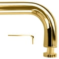 thumbnail image 4 of CRL BMNW30BR Polished Brass 30" BM Series Single-Sided Towel Bar Without Metal Washers, 4 of 4