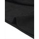 thumbnail image 5 of Vestido de cóctel largo sin mangas con fruncidos de INSPIRE CHIC para mujeres, un hombro, dobladillo irregular, negro M, 5 of 6