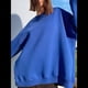 thumbnail image 4 of Sudaderas de Mujer con Cuello Redondo, Forro , Suéteres Oversize, Otoño 2025, Blusas Bonitas, Ropa Preppy Estilo-W XXL, 4 of 8